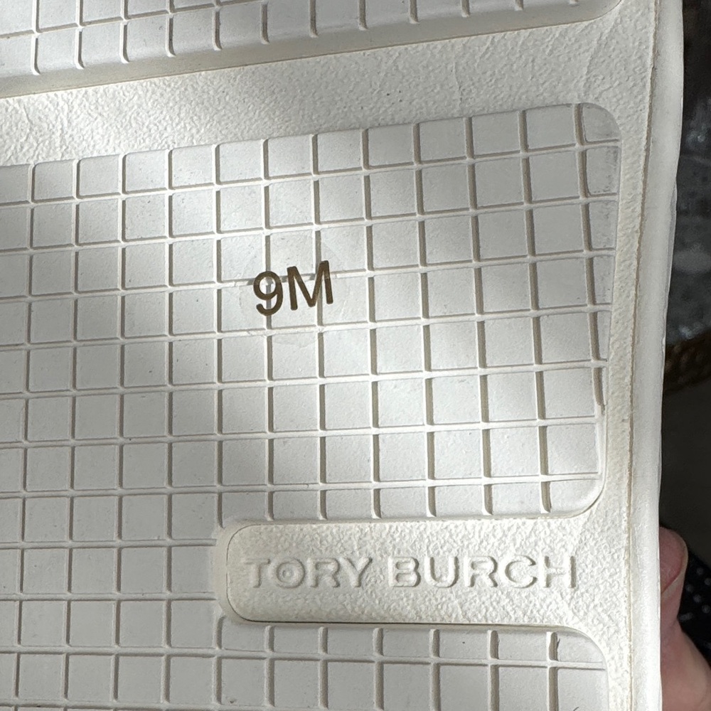 Tory Burch Lady Bug Women's Silver Glitter Sneakers Sz 9 - Picture 8 of 10